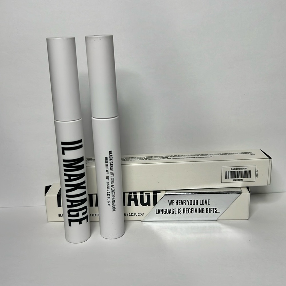 IL Makiage Black Card Lift Curl & Lengthen Mascara (lot of 2)